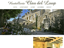 Tablet Screenshot of claudelloup.com